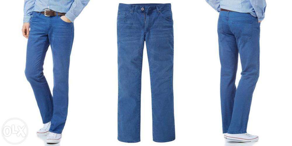 Spodnie męskie JOHN DEVIN / jeansy niebieskie r. 32/34 lub 34/36