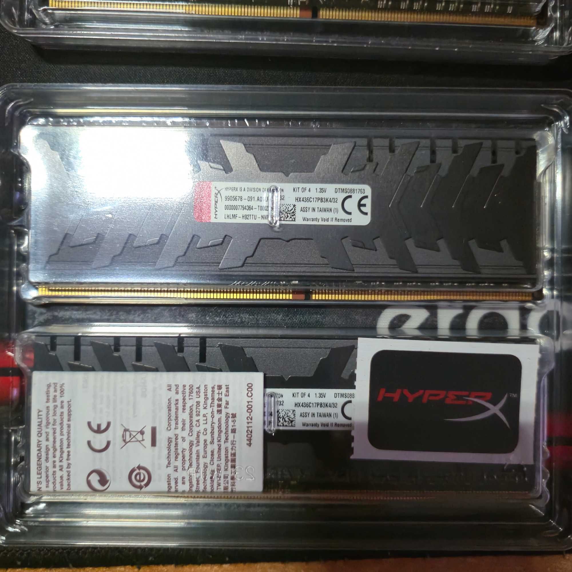 Оперативна пам'ять Hyperx Predator 8x4 32GB 3600MHz