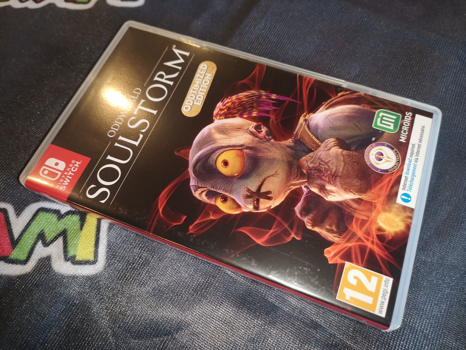 Oddworld Soulstorm SWITCH Nintendo gra + STEELBOOK (klaser na 24 gry)