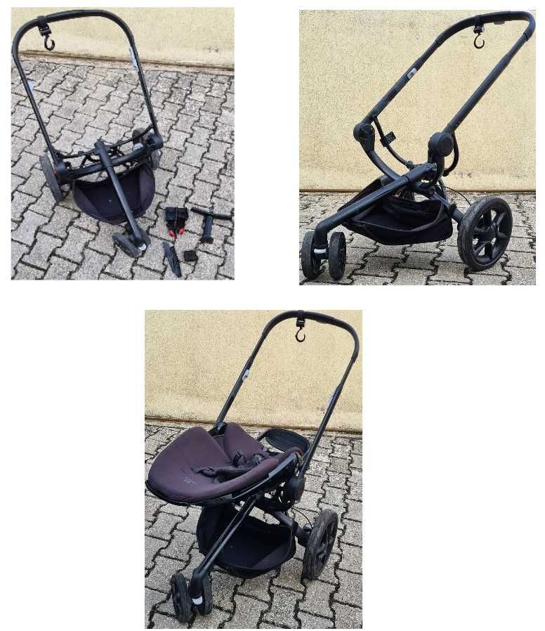 Carrinho Quinny Moodd Black e Ovo Cybex Cloud Q