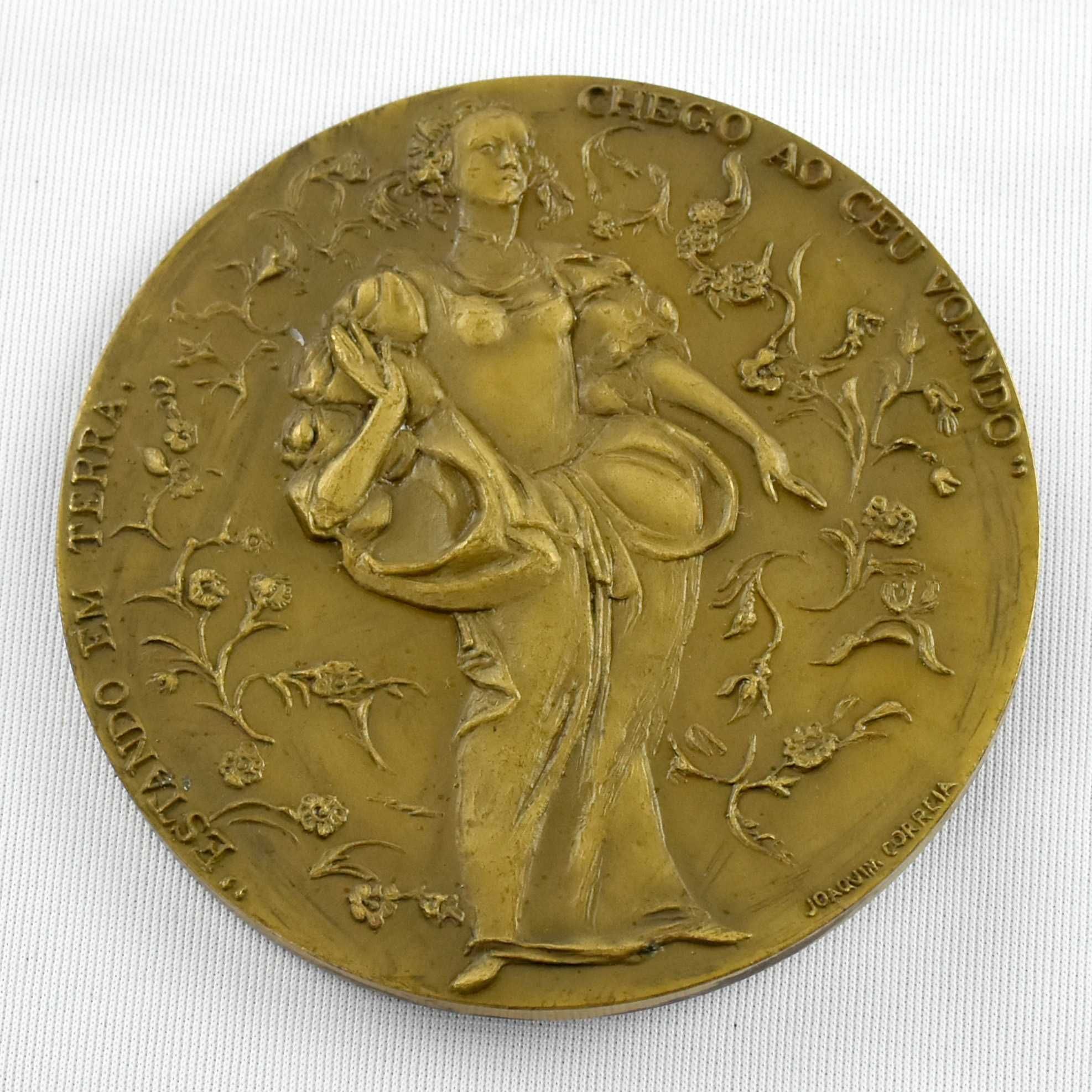 Medalha em bronze IV centenário da morte de Luís de Camões