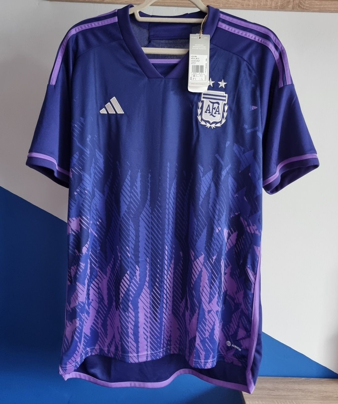 Koszulka piłkarska Argentyna 2022 Adidas Mistrzostwa Świata