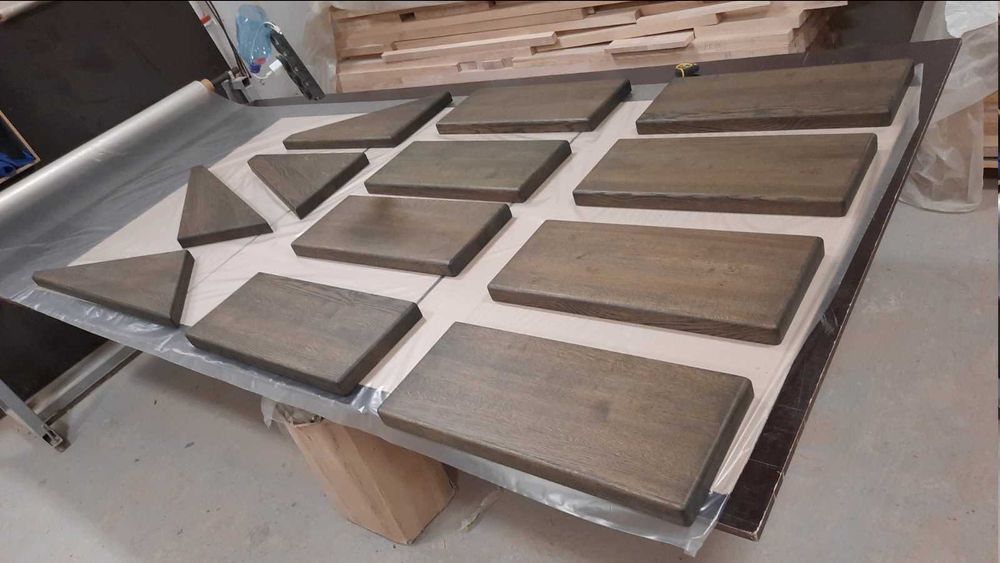 Щит Сходи з Дуба Ясеня Бука--Склад / Виробництво по Замовленню