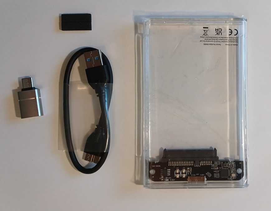 Мобільний зовнішній корпус для 2,5-дюймового жорсткого диска SSD