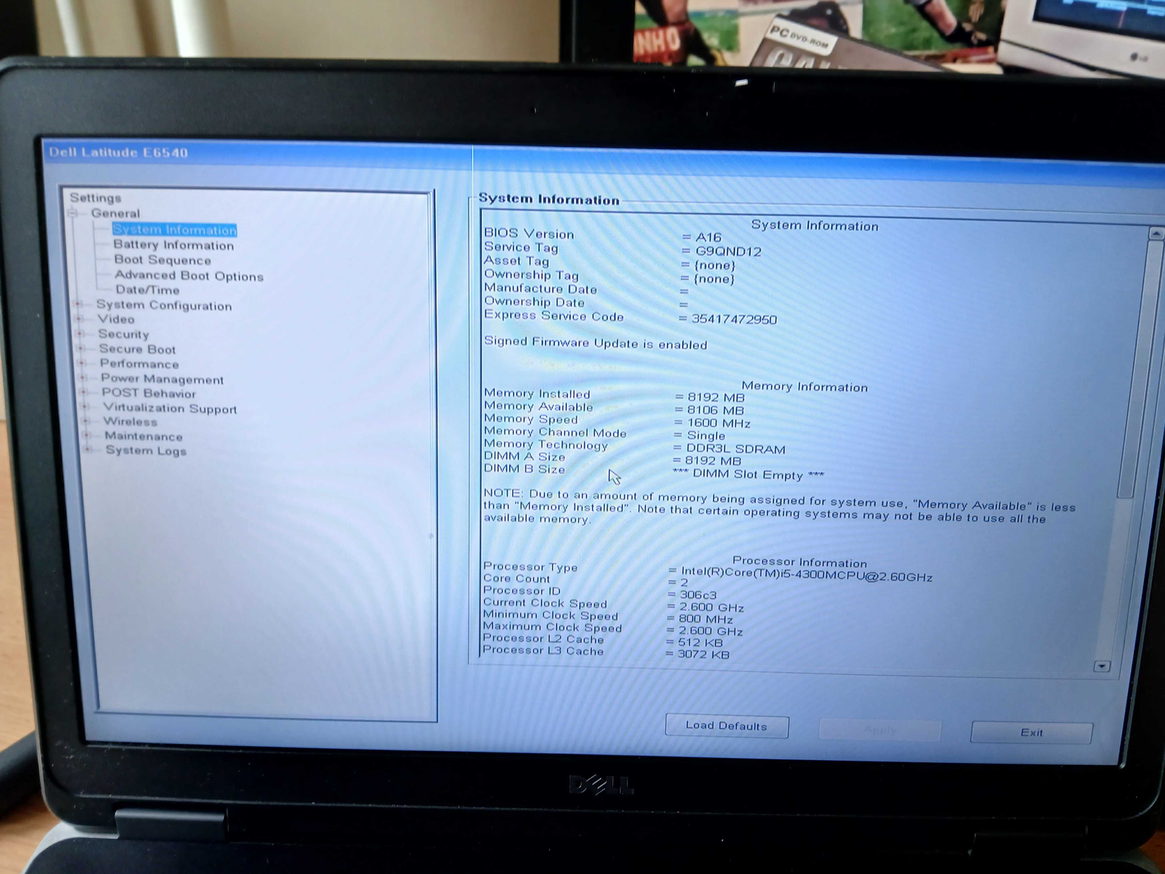 Dell Latitude E6540