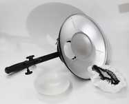 softbox beautydish para flash