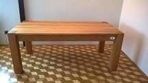KLASA Stół Dębowy 90x190 Lity dąb nogi 12cm Kler WoodAnd