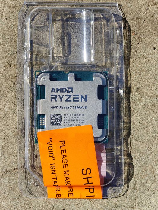 7800X3D НОВИЙ процесор AMD Ryzen 7 7800x3d   (8/16 Thread) АКЦІЯ!!!