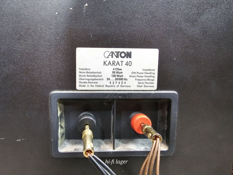 Canton Karat 40 немецкая акустика Первая версия Закритого типу (бас!!)