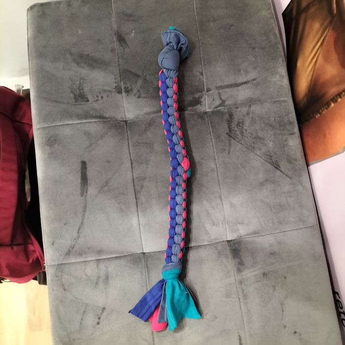 Szarpak, zabawka dla psa, plecionka długość ok 41 cm