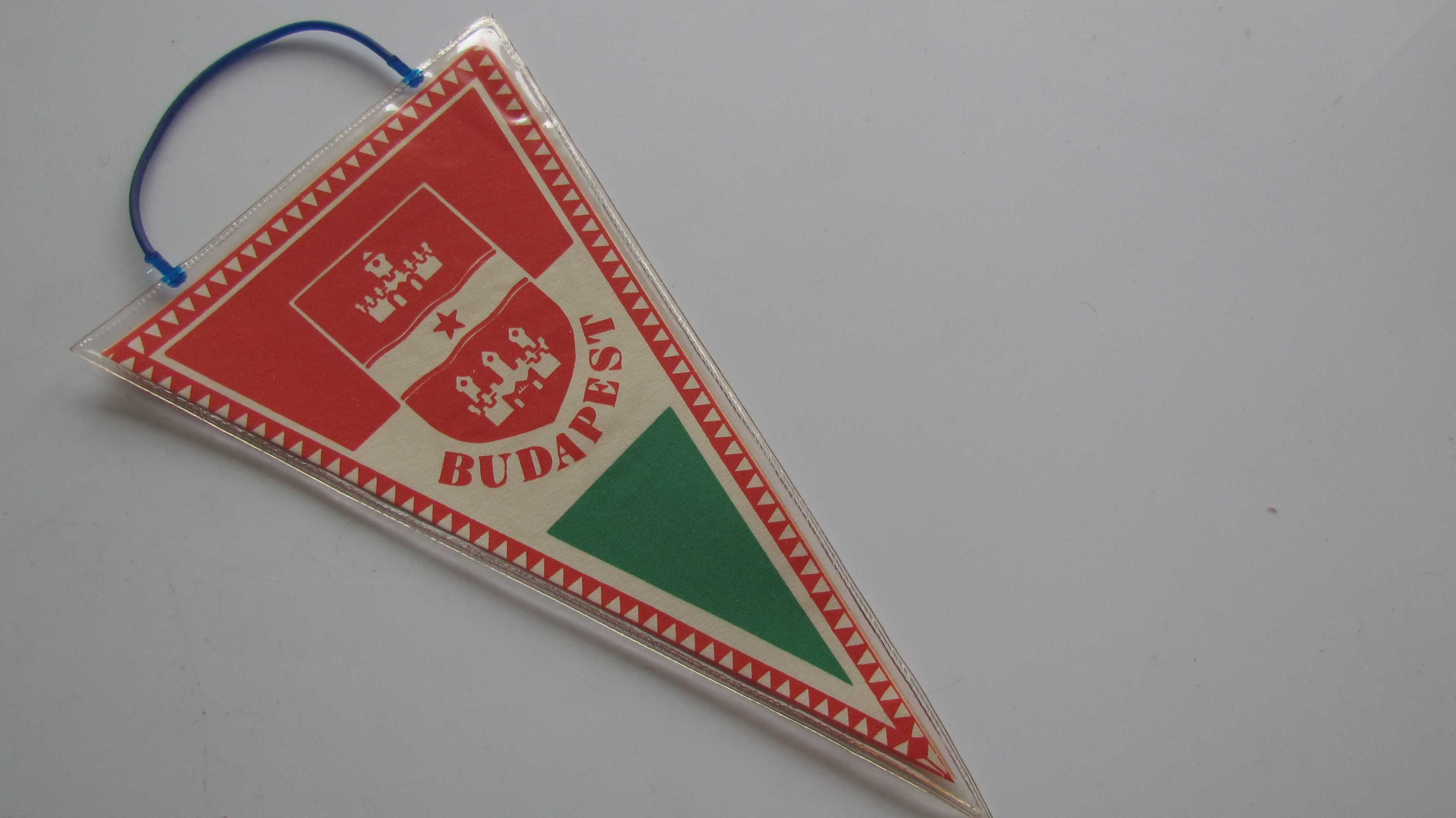 Proporczyk Budapeszt Herb Węgry Flaga