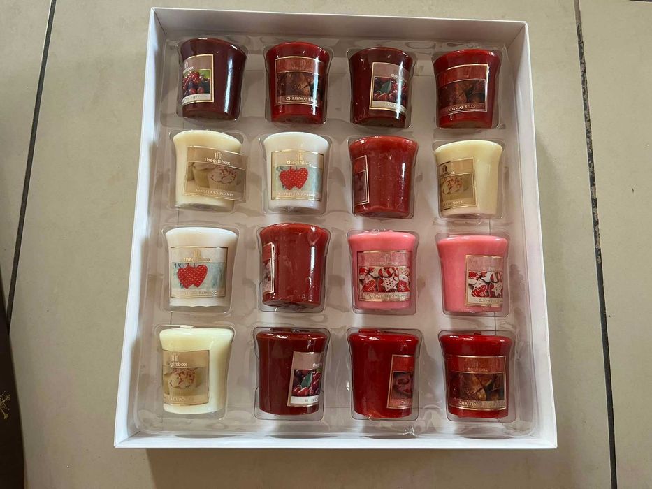 Zestaw świec świątecznych Thegiftbox Merry Christmas