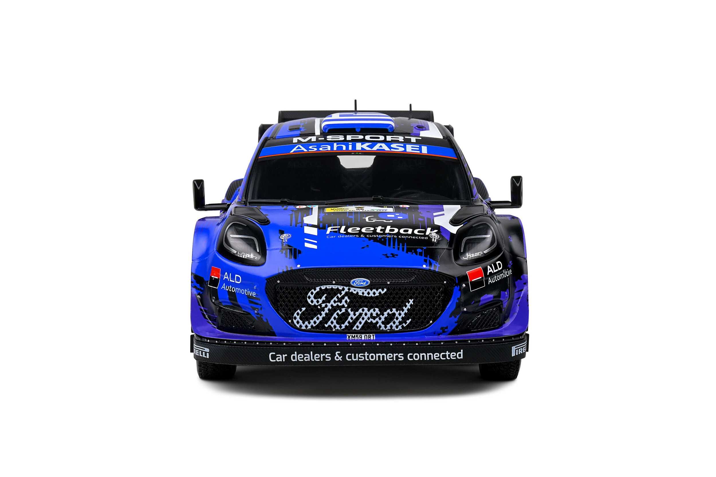 Ford Puma Rally1 Hybrid Rally Kenya 2022 #9 Serderidis Solido 1:18