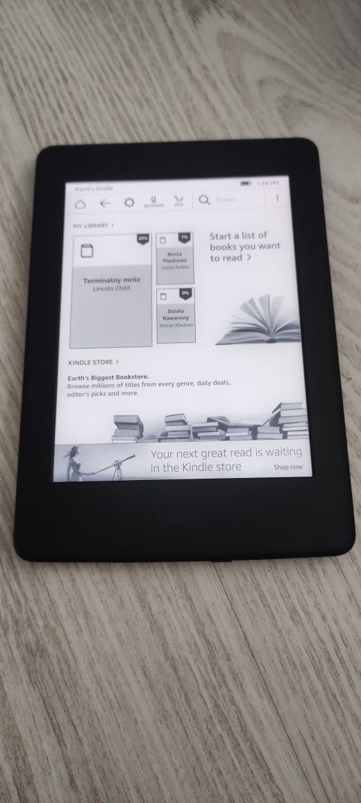 Czytnik Kindle 7 - 4GB Wifi z podświetleniem