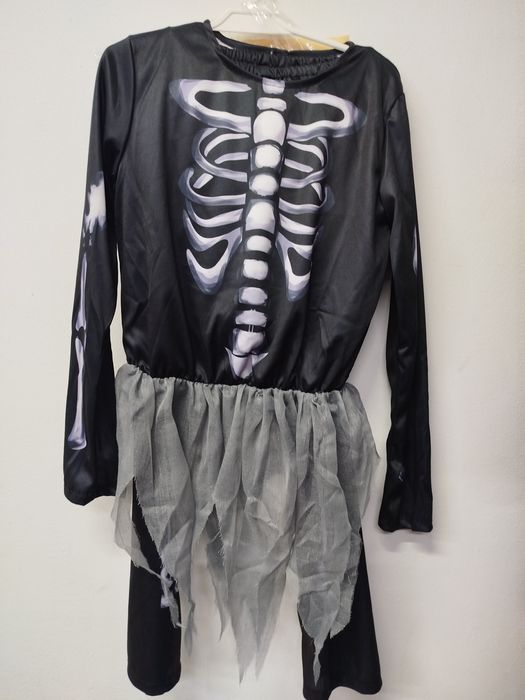 Strój na halloween kościotrup 130/140