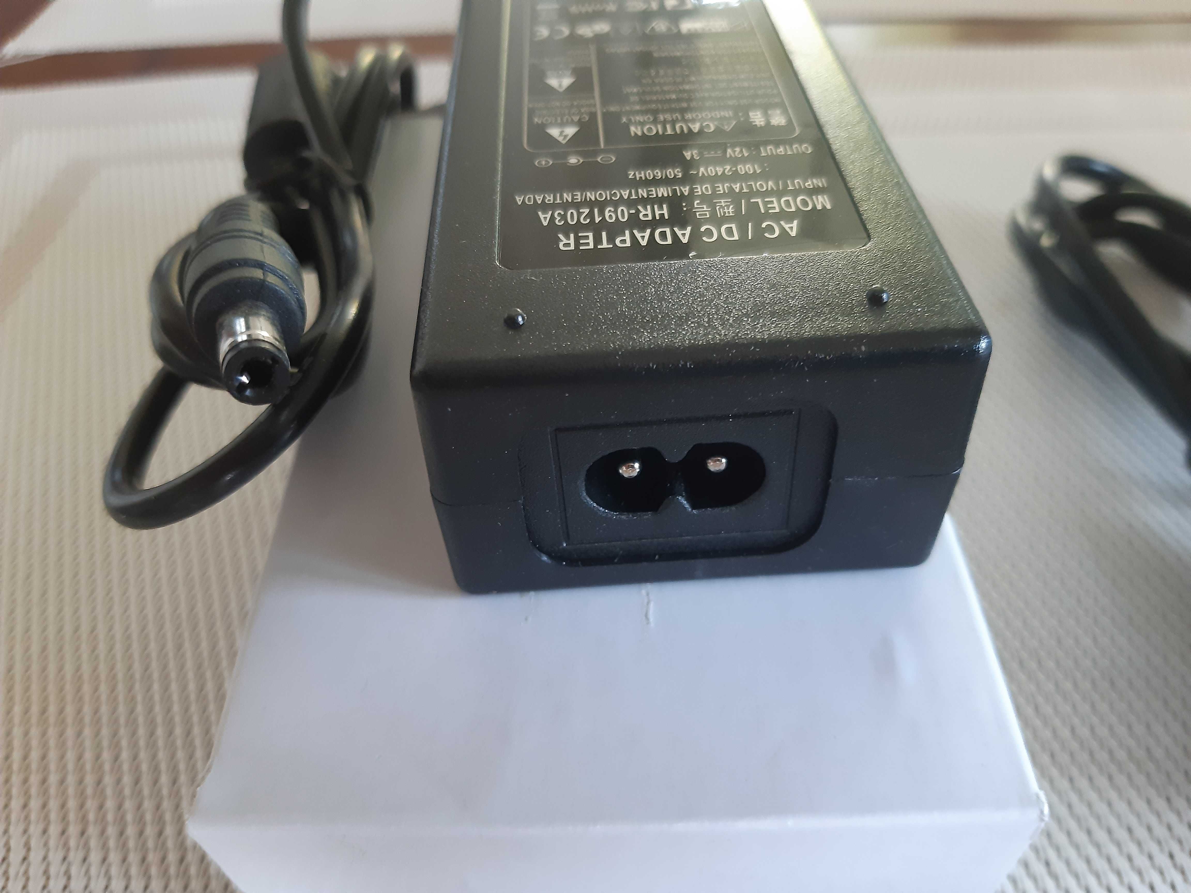 Zasilacz 12V 3A np. do tasm LED, kamer CCTV