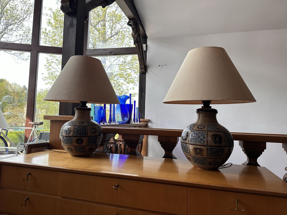 Mid century modern para lamp glazura solna
