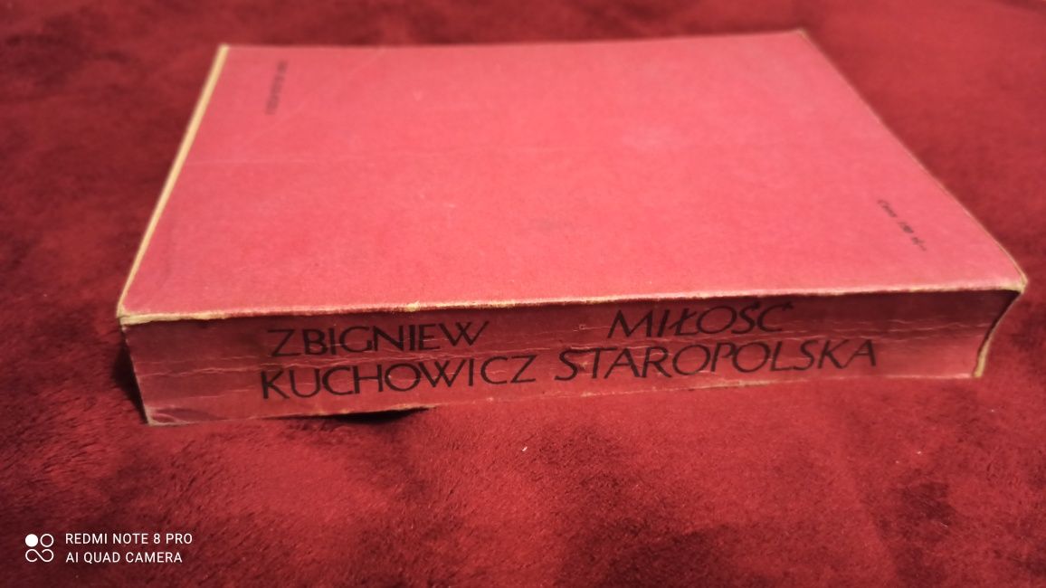 Książka Miłość staropolska - Z. Kuchowicz