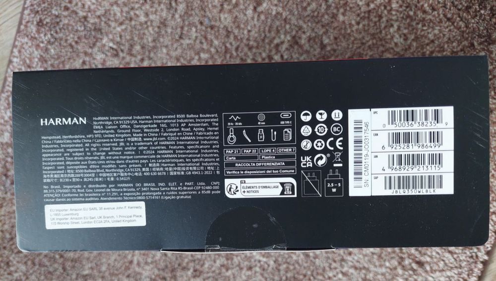 Навушники jbl quantum 350 бездротова ігрова гарнітура