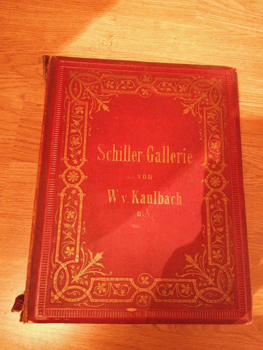 Shiller galerie niemiecki bardzo stary album