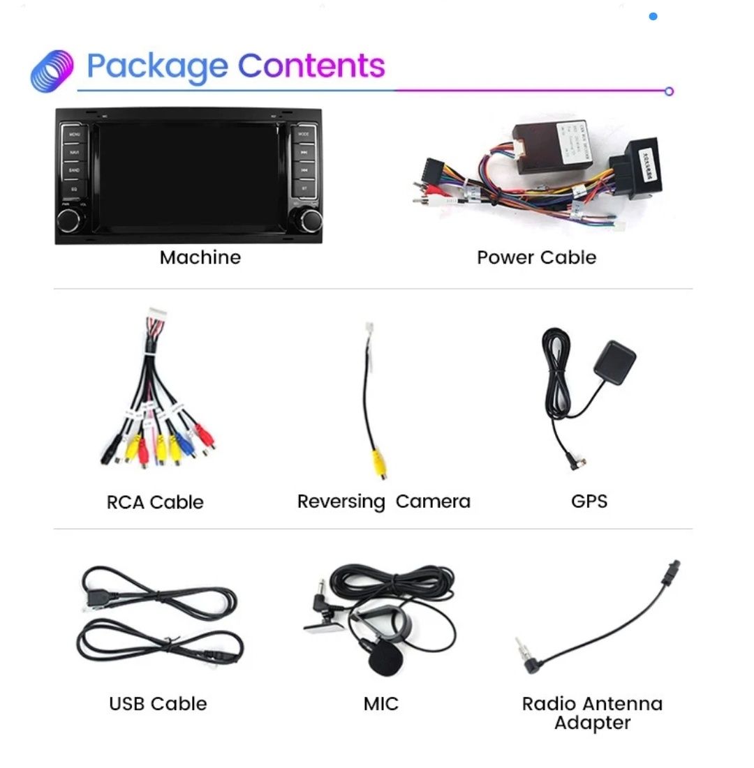 Rádio Android para VW Touareg '03-'11