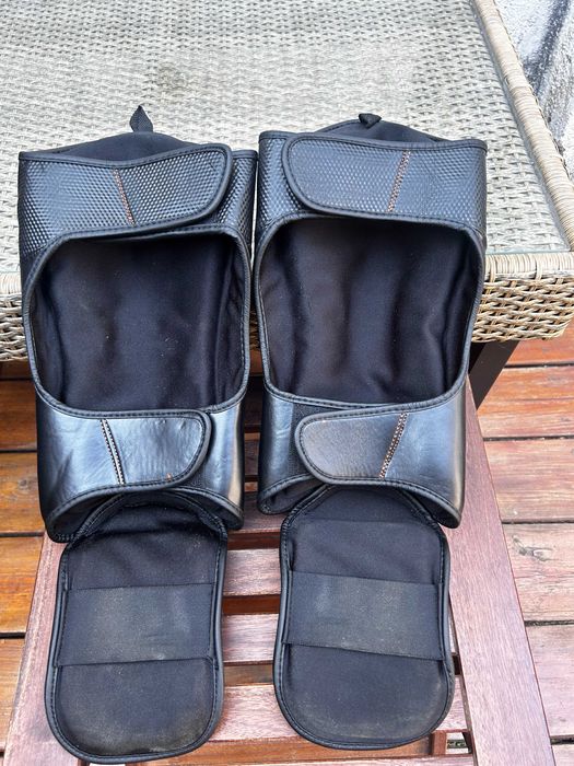 Proteções de canela Domyos (Decathlon)