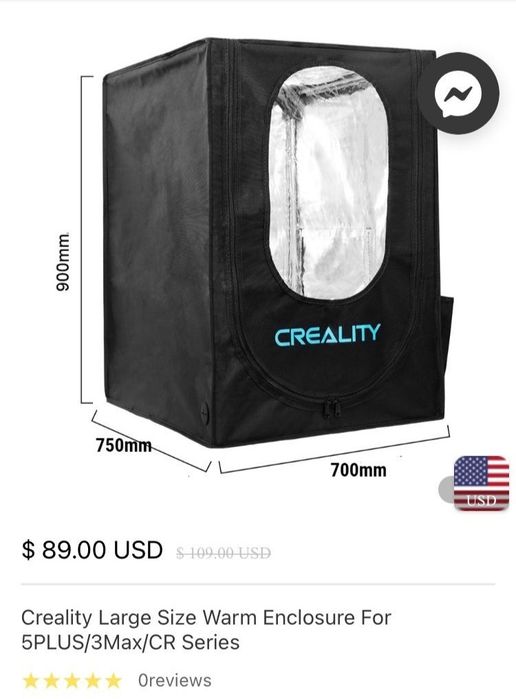 Capa creality nova para impressora 3D