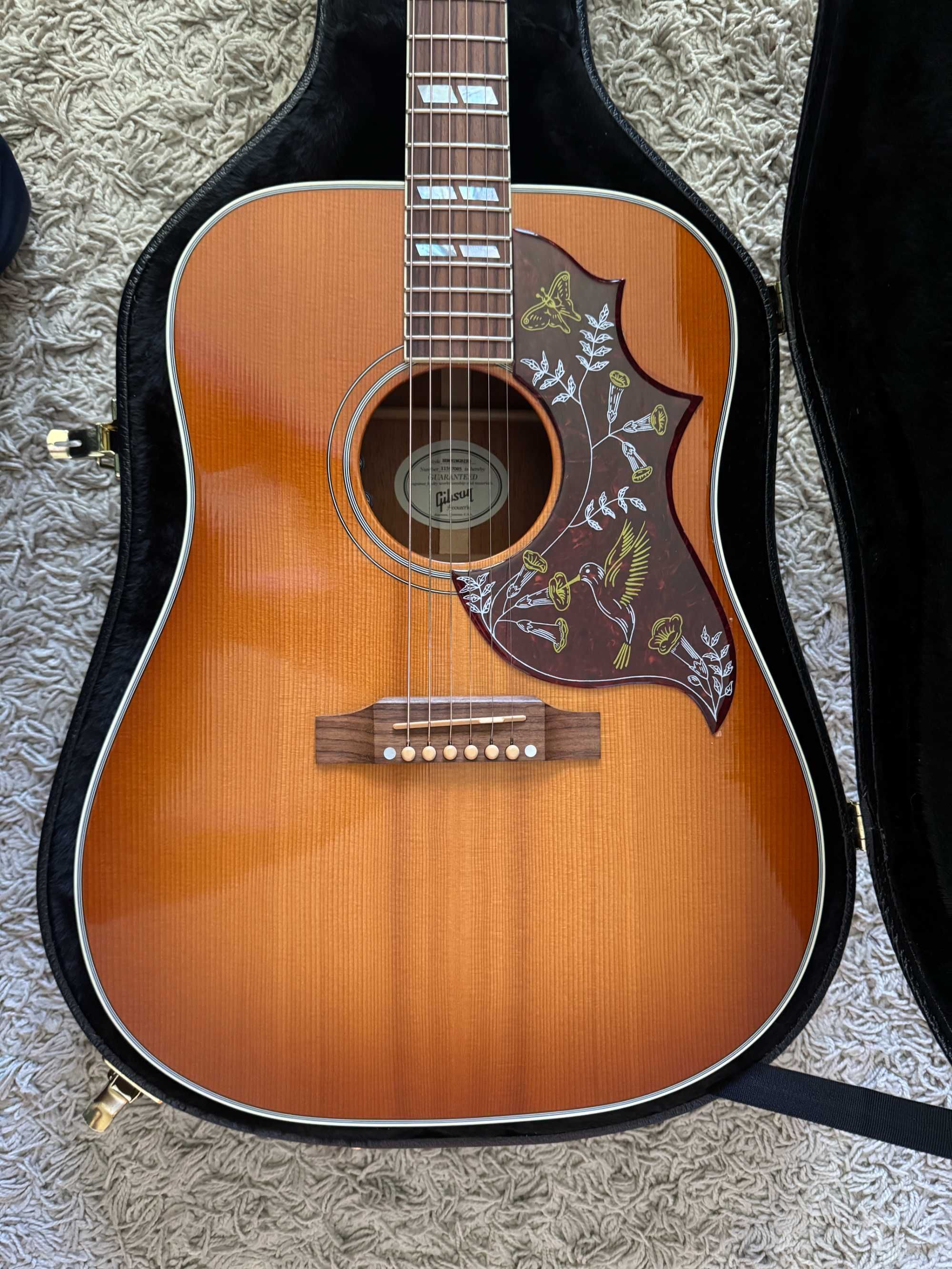 Gitara Gibson Hummingbird - Honey Burst - super stan!