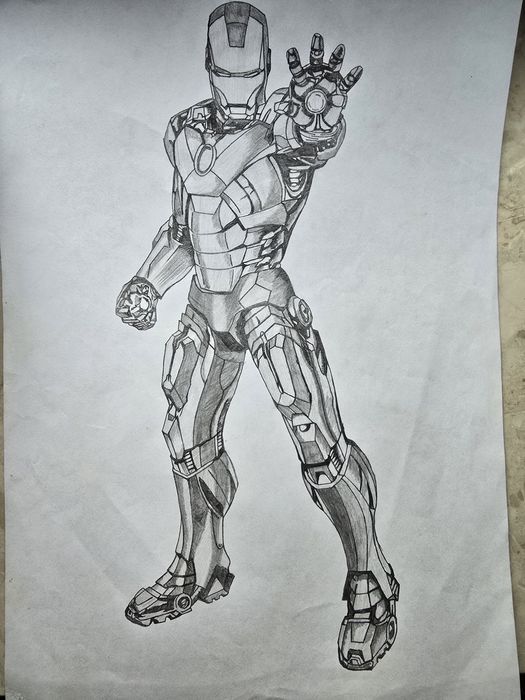Rysunek Iron Man Format A4