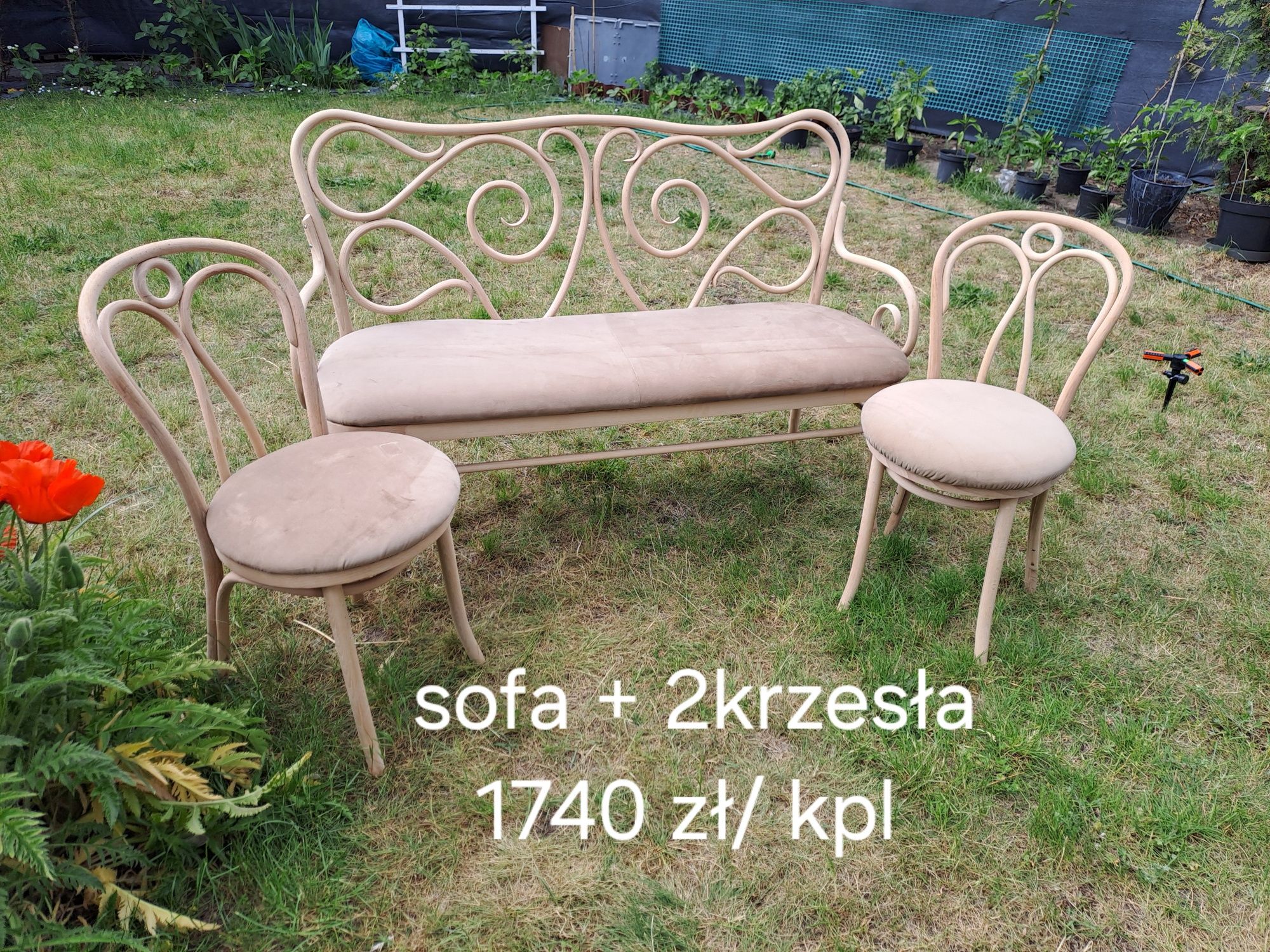 Sofa plus 2 krzesła