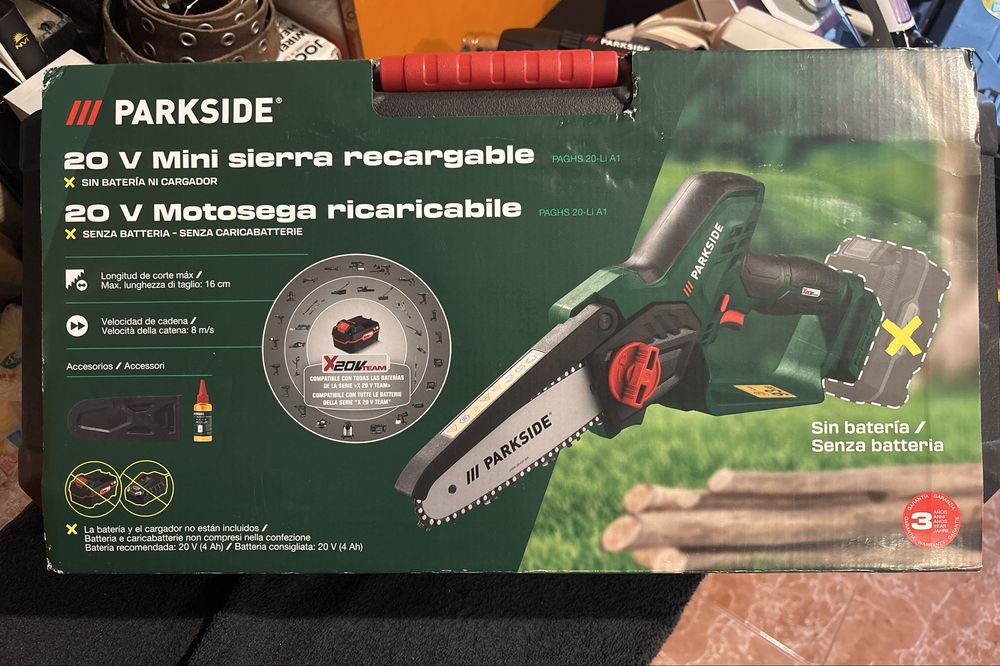 Mini Serra 20v da Parkside - nova