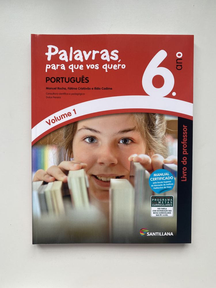 Manual “Palavras, para que vos quero 6” Santillana