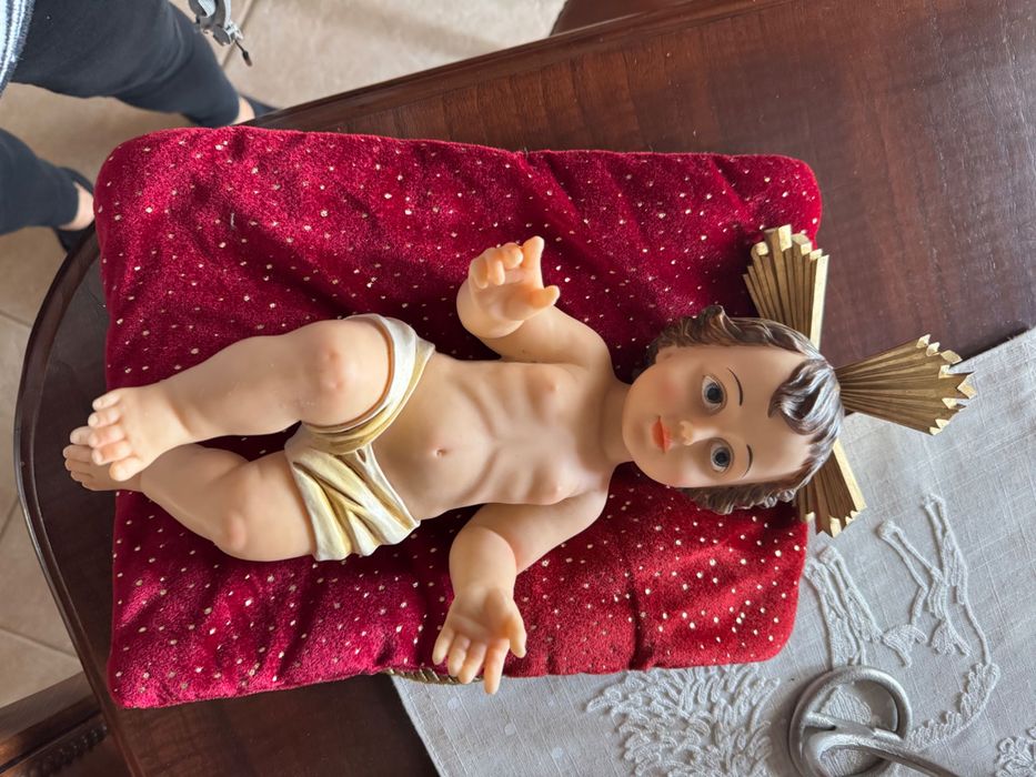 Decoração de natal menino jesus