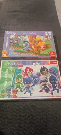 Puzzle Kubuś Puchatek 5+ PJMasks 6+