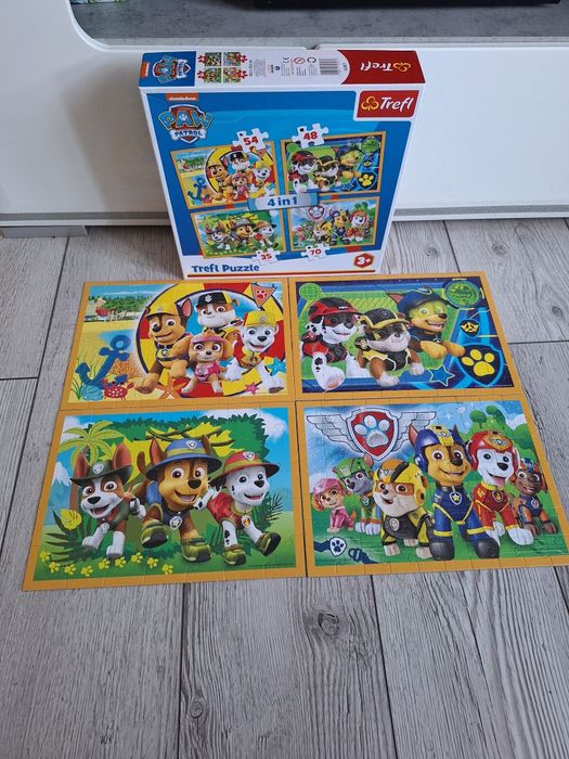 Puzzle trefl 4w1 Psi Patrol 3+