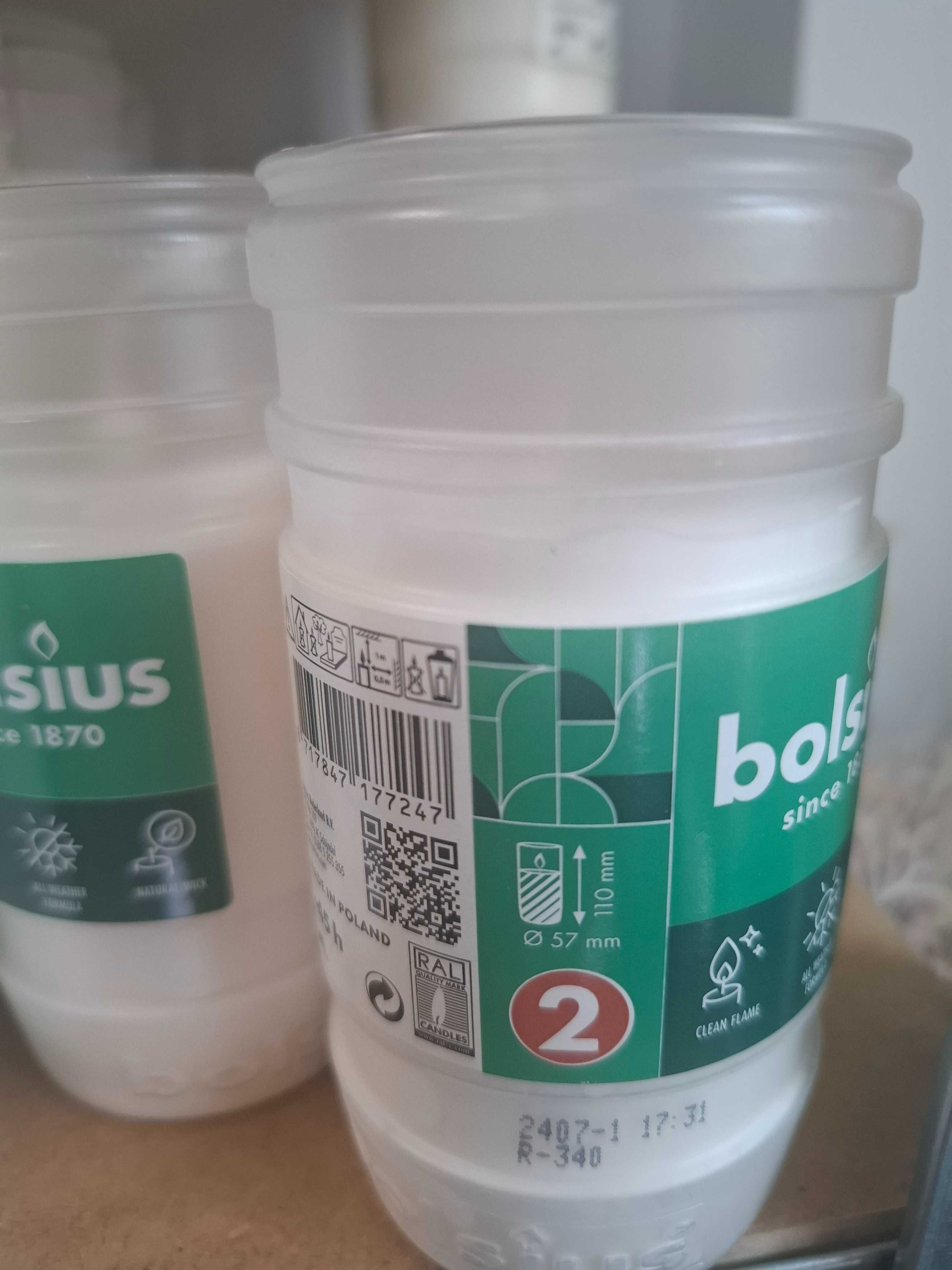 Wkład parafinowy 45h Bolsius 2 dni x5 szt