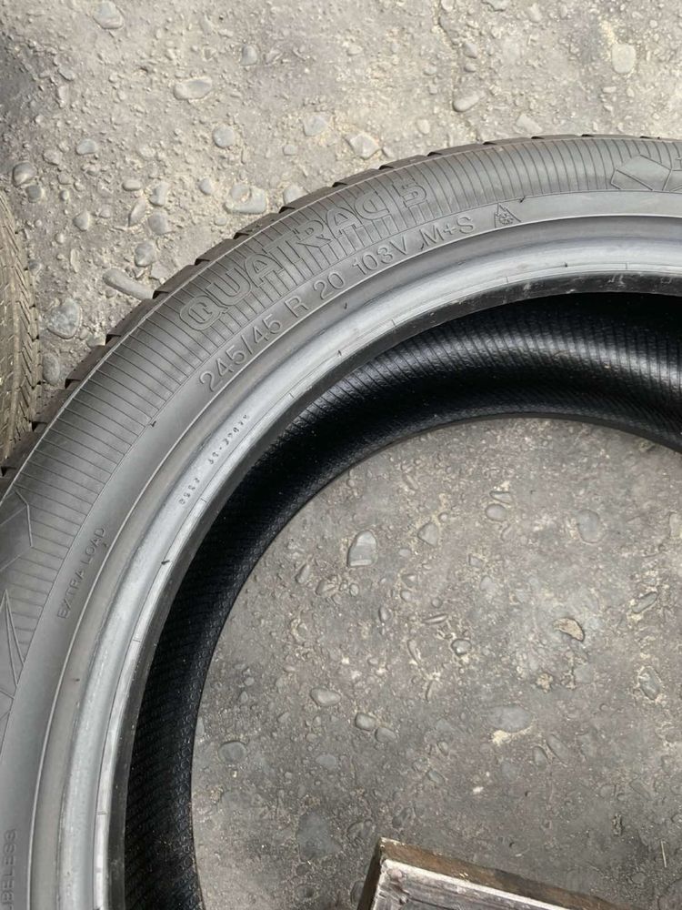 Шини 245/45 R20 пара Vredestein 2023р всесезон 6.7мм