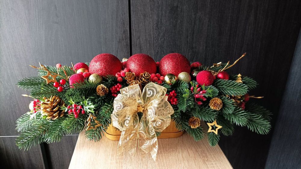 Новорічна композиція (65см) /Різдвяні / Святкові композиції /Декор