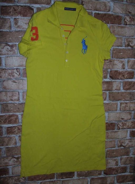 Стильное хлопковое платье поло ralph lauren женское оригинал