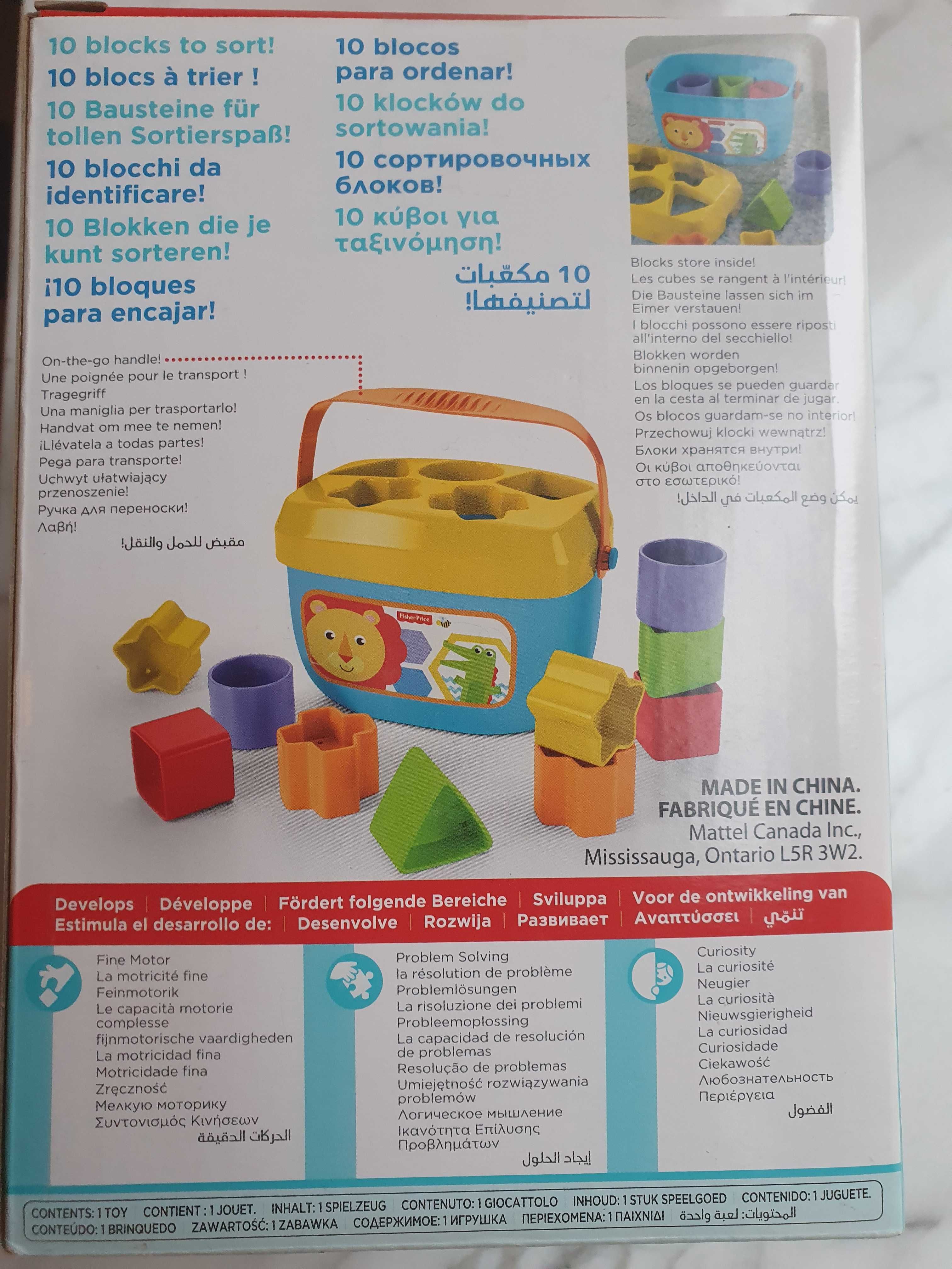 Fisher Price Pierwsze klocki malucha Sorter tylko za 40 zł