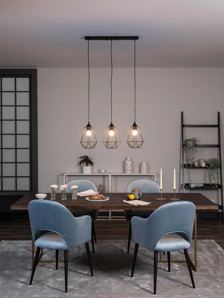 Lampa wisząca Westwing Wire 3 -punkty światła E27 DEL7LIT03-111