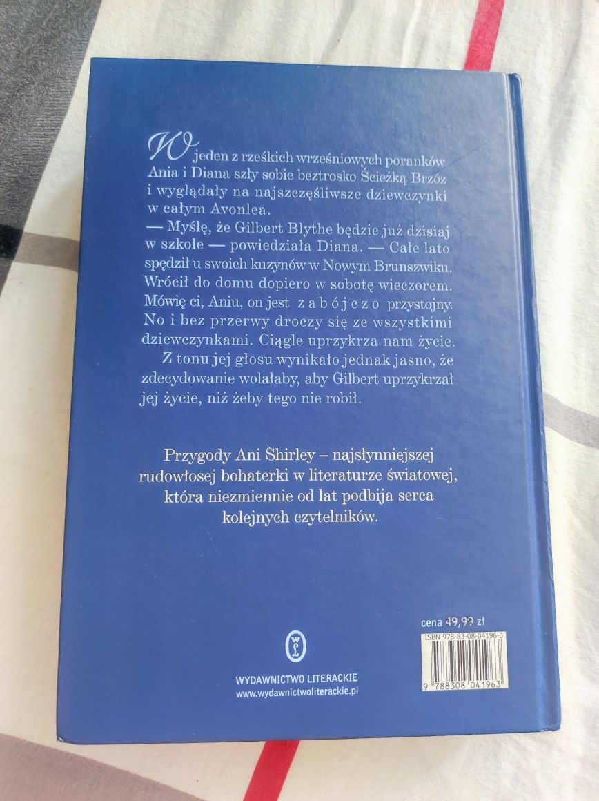 Książka Ania z Zielonego wzgórza