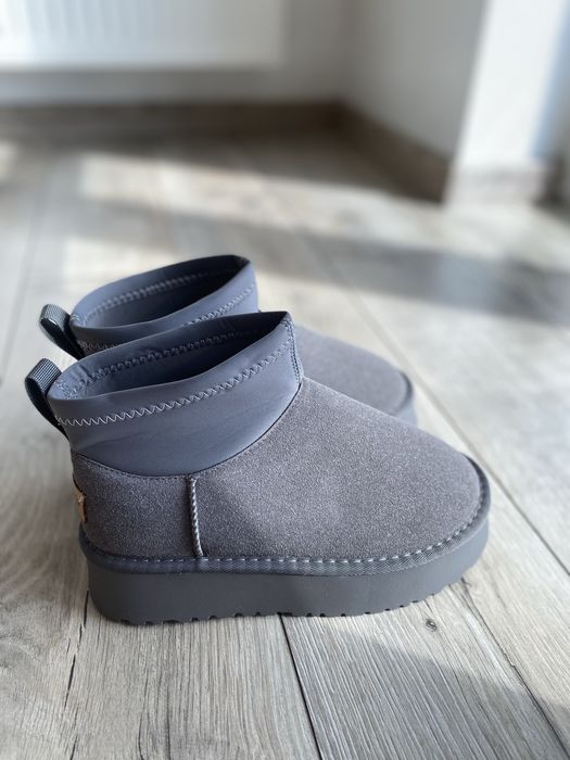 угги сірі 37 р висока підошва