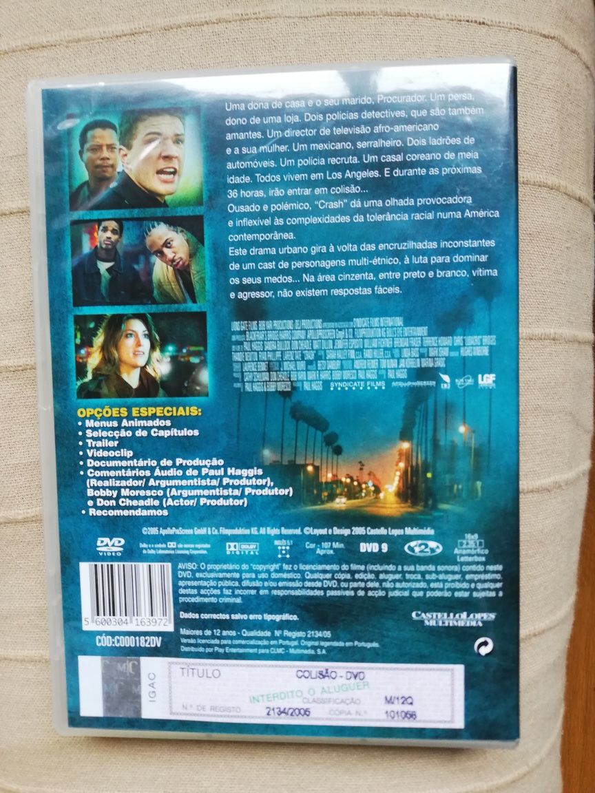 Dvd filme "Colisão"