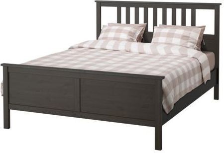 Łóżko Hemnes 160x200cm ze stelażem i materacem