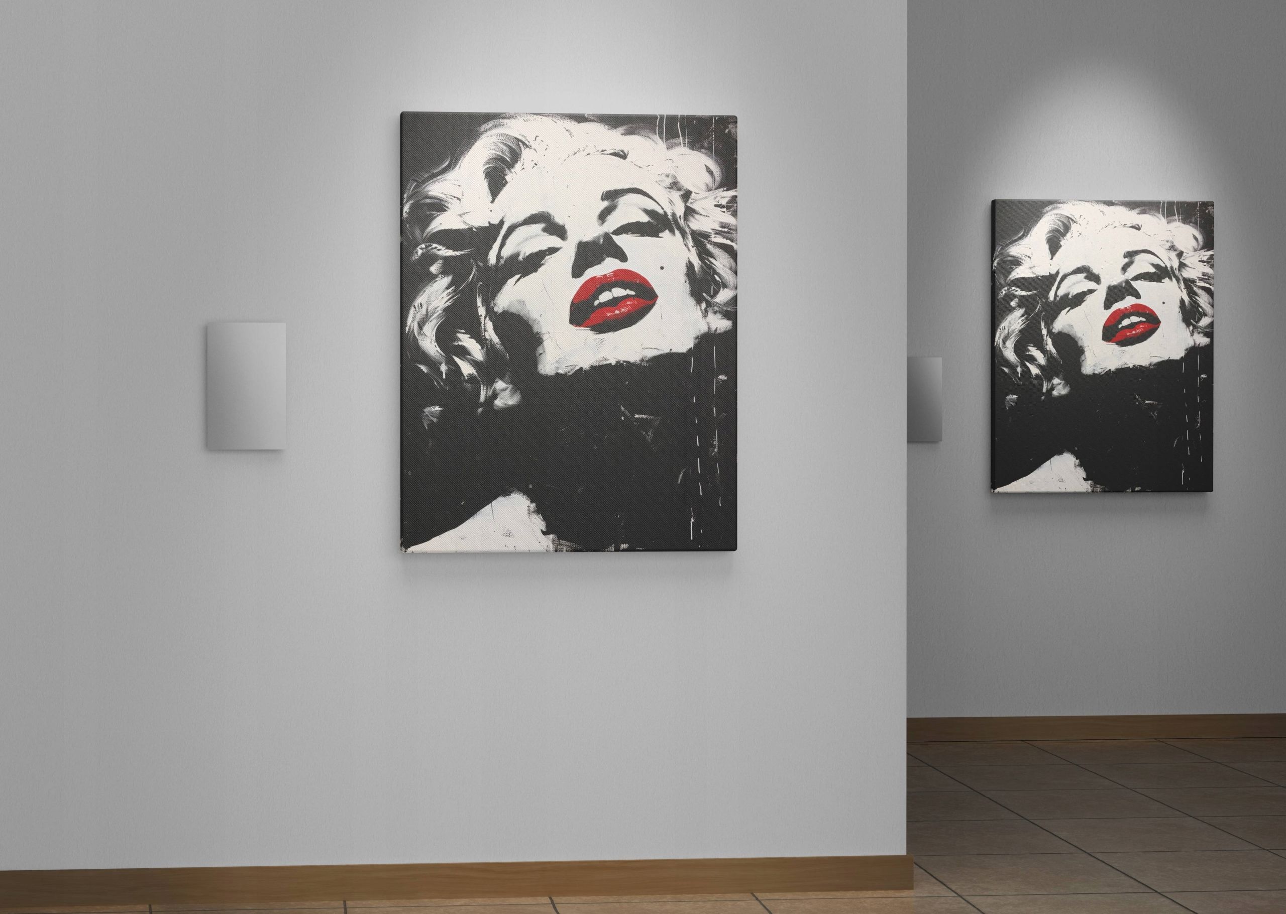 Obraz na płótnie Marilyn Monroe 90x120 cm - Pop-artowy klasyk