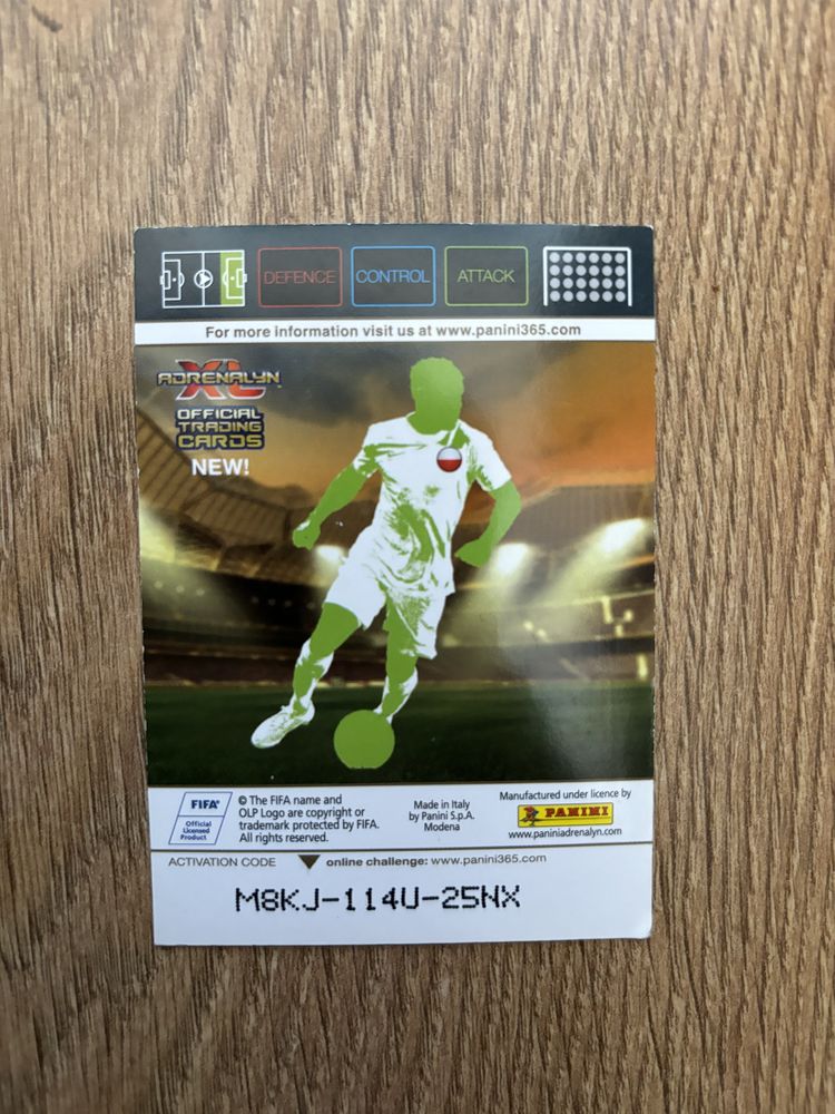Karty pilkarskie Fifa 365 8 sztuk