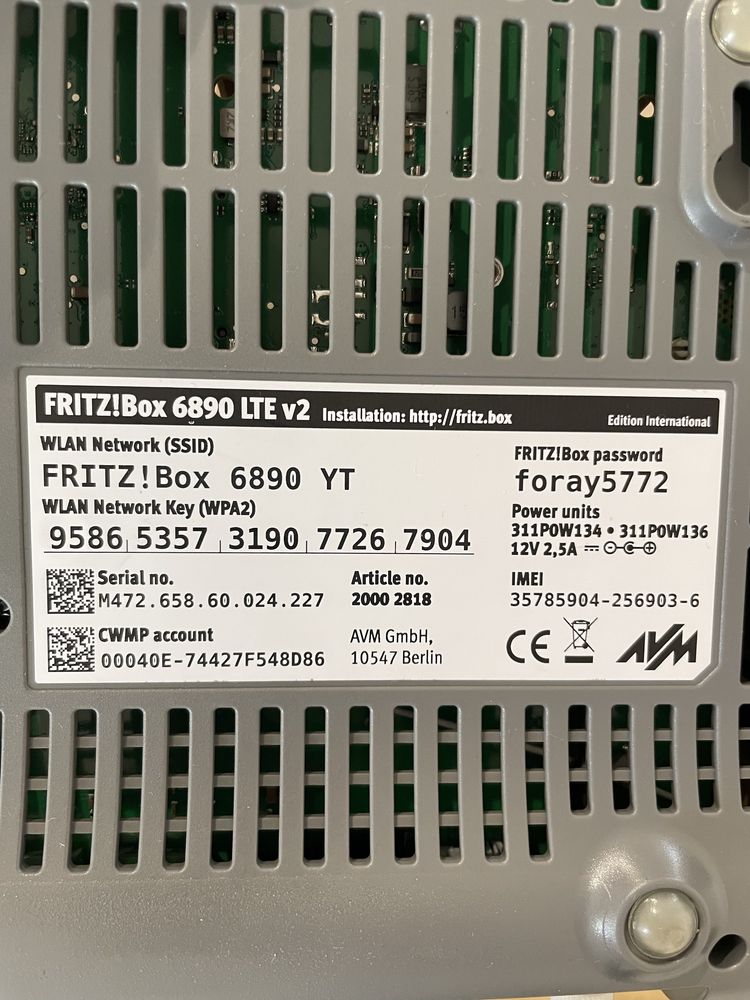 Router FRITZ!Box