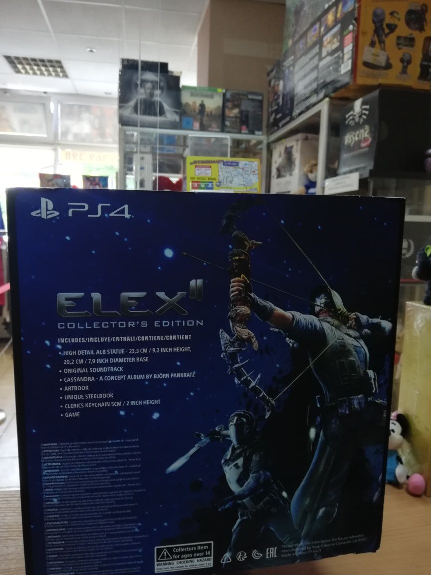 PS4 PS5 ELEX II Edycja Kolekcjonerska Figurka Artbook Steelbook OUTLET