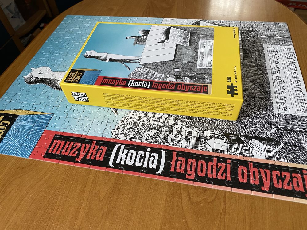 Puzzle 440 Koty Daniel Mróz Przekrój